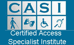 click the photo to reach the certified access speciallist institute site